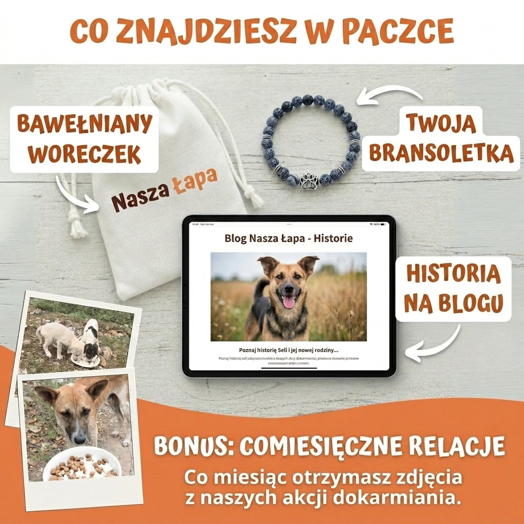 Bransoletka - Czarny Diament